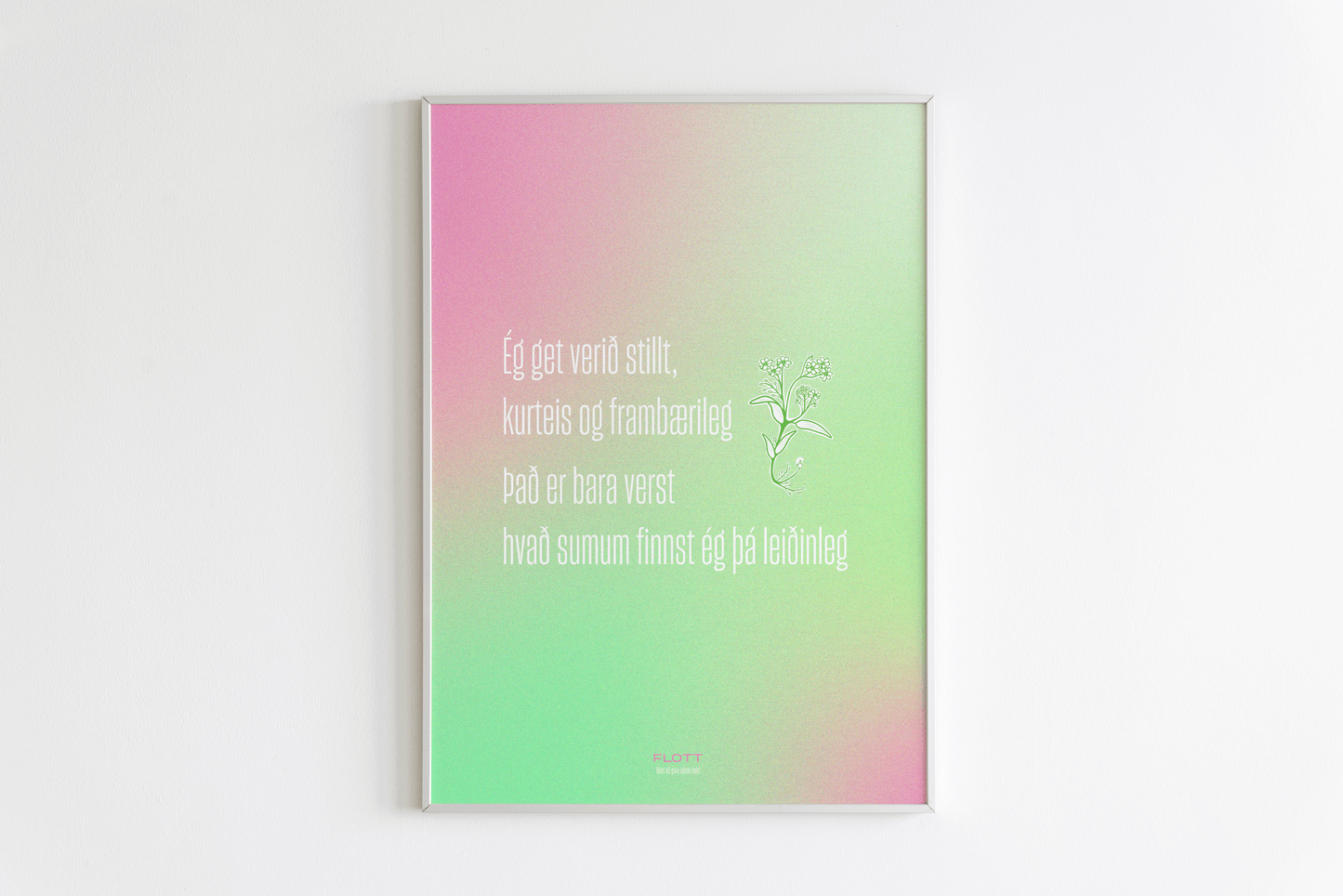 Ég get verið stillt (í lit)