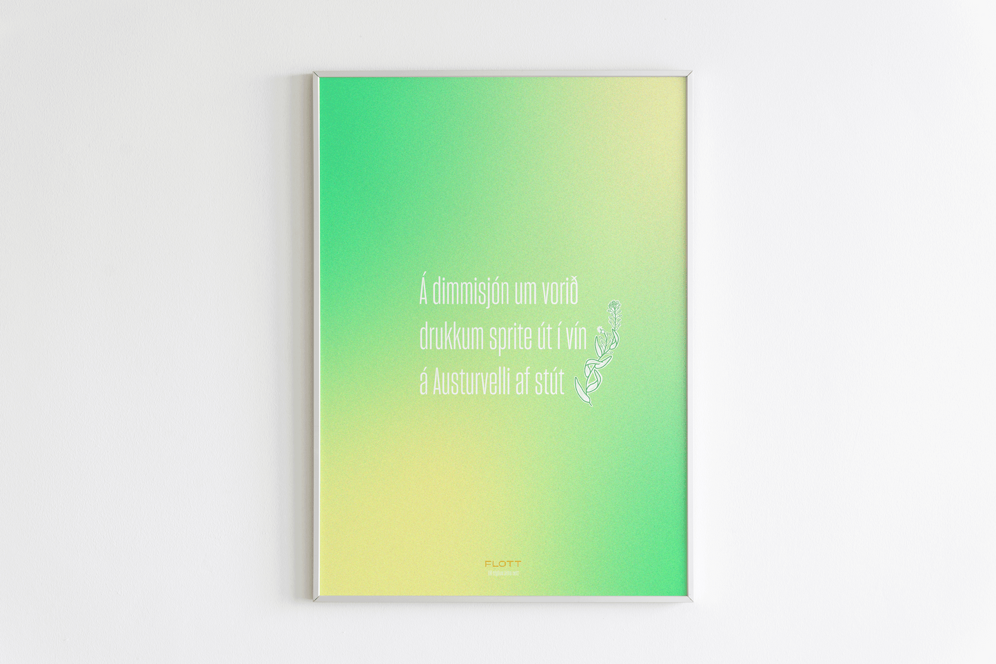 Á dimmisjón um vorið (í lit)